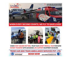 Get Quick Back Support by Tridev Air Ambulance Services in Kolkata