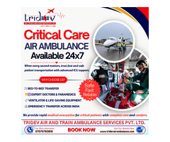 High-Performance Tridev Air Ambulance Services in Ranchi Medical Transport: Bridging Distances with