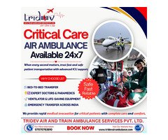 Life-Saving Wings: Comprehensive Tridev Air Ambulance Services in Guwahati for Intercity and Interst