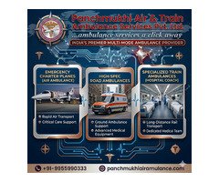 Panchmukhi Air and Train Ambulance Services in Varanasi Execute Transfer Missions Seamlessly