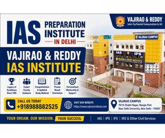 IAS Preparation Institute in Delhi - Vajirao & Reddy IAS Institute