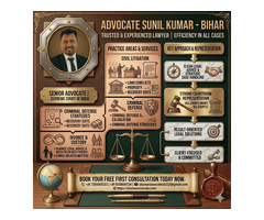 Best Lawyer in Patna for Civil, Criminal & High-Profile Cases | Advocate Sunil Kumar