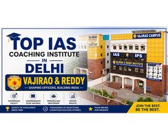 Top IAS coaching Institute in Delhi- Vajirao & Reddy