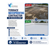 Terrace waterproofing contractors in Bangalore