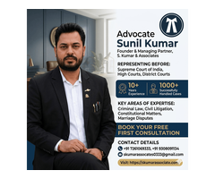 High Court Advocate in Bihar for Civil, Criminal & Constitutional Matters | Advocate Sunil Kumar