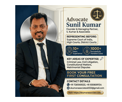 Best Lawyer in Patna for Legal Consultation & All Court Cases | Advocate Sunil Kumar