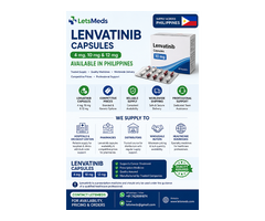Lenvatinib Generic Capsules Supplier In Philippines with International Delivery Support