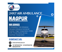 Advanced Life-Support Air Ambulance Services in Nagpur