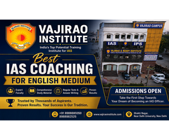 Best IAS Coaching for English Medium – Vajirao & Reddy Institute