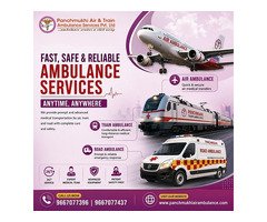 At Air Ambulance Service in Dibrugarh, Get Medical Transport without Any Discomfort