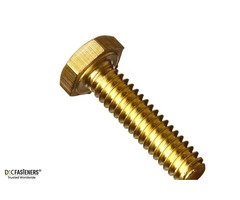 Brass Hex Bolt Exporter from India | DIC Fasteners