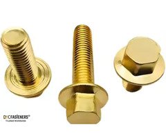 Brass Flange Bolts Supplier & Exporter | DIC Fasteners