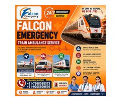 Falcon Emergency Hi Tech Train Ambulance in Ranchi- Medical Support at Every Step