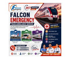 Falcon Emergency Hi Tech Train Ambulance from Mumbai- Safe Patient Transfers Across India