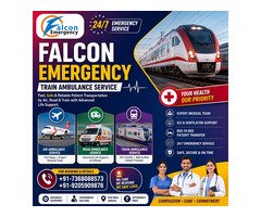 Falcon Affordable Train Ambulance in Bangalore- Complete Medical Support during Transit