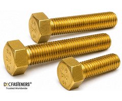 Brass Hex Bolt Manufacturer | DIC FASTENERS