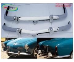 Volkswagen Karmann Ghia Euro style bumper (1956-1966) by stainless steel - Image 1/4