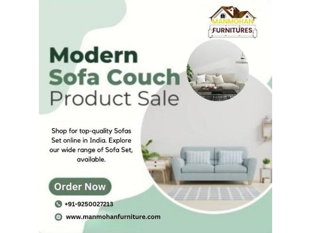 Buy Sofa Set Online in Delhi & Gurgaon - Manmohan Furniture - 1/1