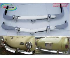 Volkswagen Karmann Ghia Euro style bumper (1970-1971) by stainless steel - Image 1/4