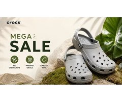 CROCS DISCOUNT CODE INDIA – SAVE UP TO 50% OFF + Extra 5%