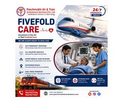 Panchmukhi Train Ambulance in Ranchi- Seamless Patient Mobility