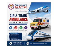 Panchmukhi Low Cost Train Ambulance in Ranchi- Professional Care throughout the Journey