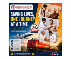 Panchmukhi Train Ambulance in Guwahati- Safe and Reliable Medical Transfers