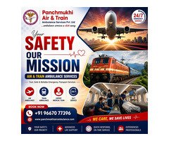 Panchmukhi Train Ambulance in Kolkata - Continuous Medical Supervision