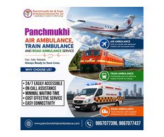 Panchmukhi Train Ambulance from Lucknow- budget friendly portions made available on time