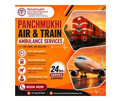 Panchmukhi Hi Tech Train Ambulance in Patna- Convenient Journey Made Available Shortly