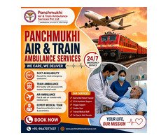 Panchmukhi Low Cost Train Ambulance from Ranchi- Safe Interstate Patient Transfer