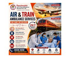 Panchmukhi Train Ambulance from Guwahati- Affordable Alternative for Long Journeys