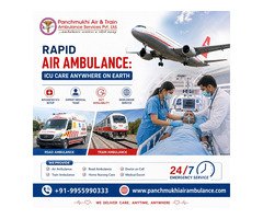 Panchmukhi ICU Air Ambulance Services in Ernakulam- Assurance of On Time Retrievals