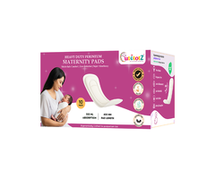 CutetotZ® Premium Heavy Duty Perineum Maternity Pads | Pack of 10 Pads