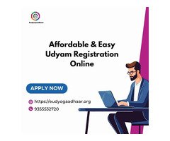 Affordable & Easy Udyam Registration Online