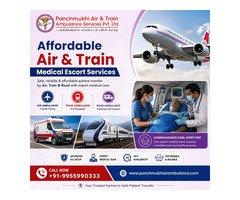 Panchmukhi Emergency Air Ambulance from Delhi- Comfort with Medical Support