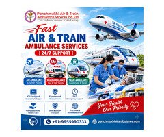 Use Panchmukhi Air Ambulance Services in Guwahati with the latest facilities