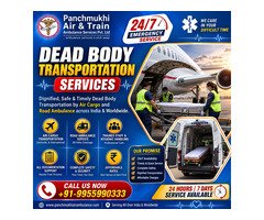 Panchmukhi Air Cargo Dead Body Transfer in Hyderabad- Peaceful Farewell Transit