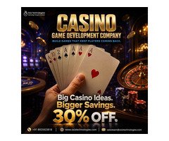 Want to Build Your Own Casino Gaming Brand? Get Flat 30% OFF