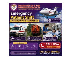 Panchmukhi ICU Air Ambulance in Mumbai - Rapid Medical Evacuation with caution