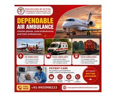 Panchmukhi Emergency Air Ambulance in Patna- Emergency Medical Transport Arranged on Time