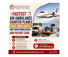 Panchmukhi Air Ambulance from Delhi - Advanced Life Supported Ambulances
