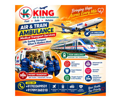 King Train Ambulance in Jamshedpur- for Patients Requiring Specialized Treatment