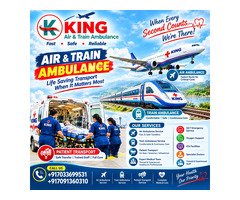 King Best Patient Shifting Ambulance in Silchar- book for Intercity Medical Transfer