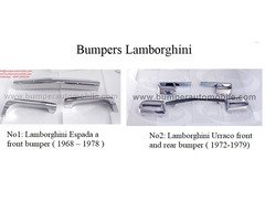 Lamborghini Espada a front bumper (1968 to 1978) by stainless steel new
