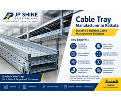 Cable Tray Manufacturer in Kolkata | Quality Cable Management Solutions