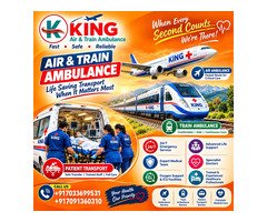 King Train Ambulance in Patna- Reliable Train Transfer with security