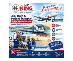 King Low Cost Train Ambulance in Chennai- Hospital to Hospital Transfer