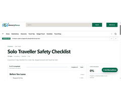 Solo Traveler Safety Checklist To Travel Smart, Safe, and Independent