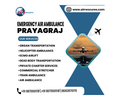 Air Ambulance for Hospital Transfer in Prayagraj